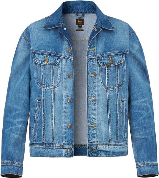 Lee Herren Jeansjacke blau unifarben