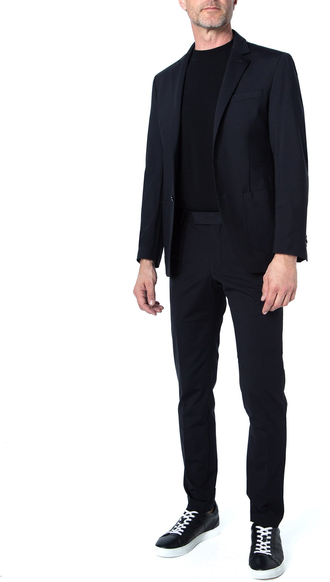 KARL LAGERFELD Herren Anzug schwarz