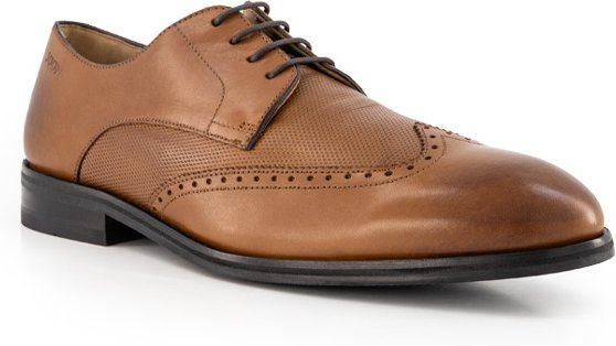 JOOP! Herren Schuhe braun, cognac Glattleder