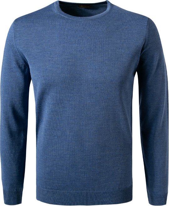 Thumbnail - Stenströms Herren Pullover blau unifarben