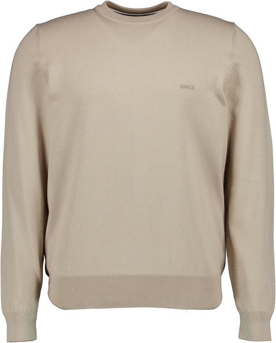 BOSS Black Herren Pullover beige unifarben