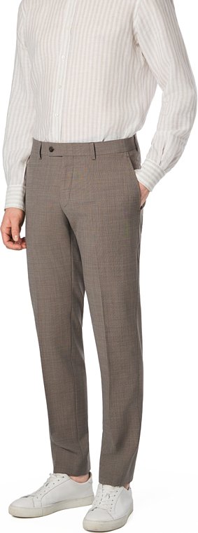 HECHTER PARIS Herren Hose beige meliert