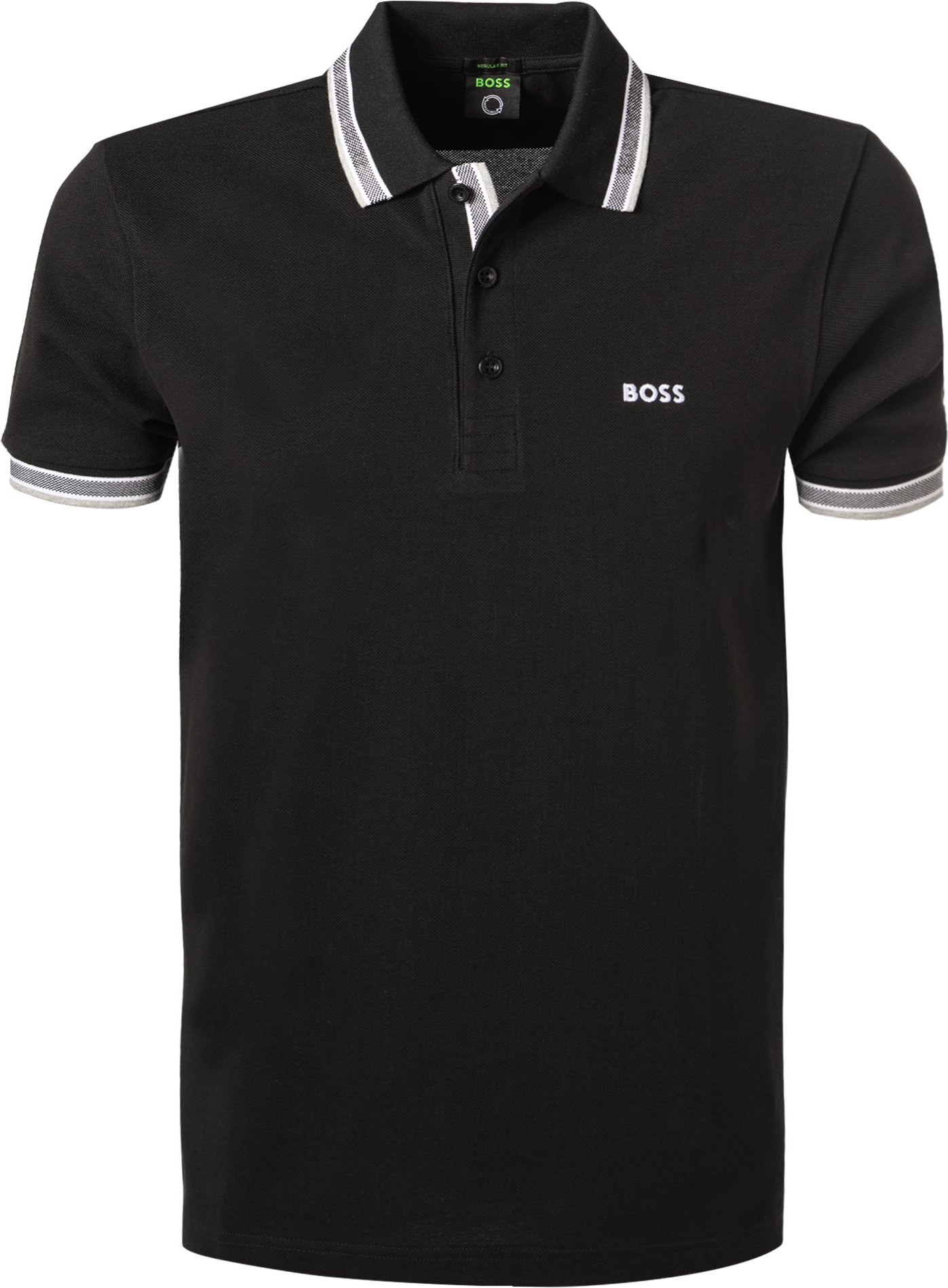 Thumbnail - BOSS Green Herren Polo-Shirt schwarz