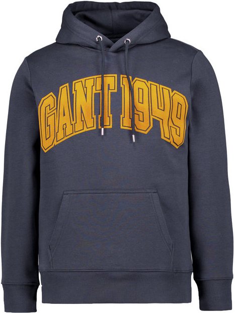 Gant Herren Hoodie blau unifarben