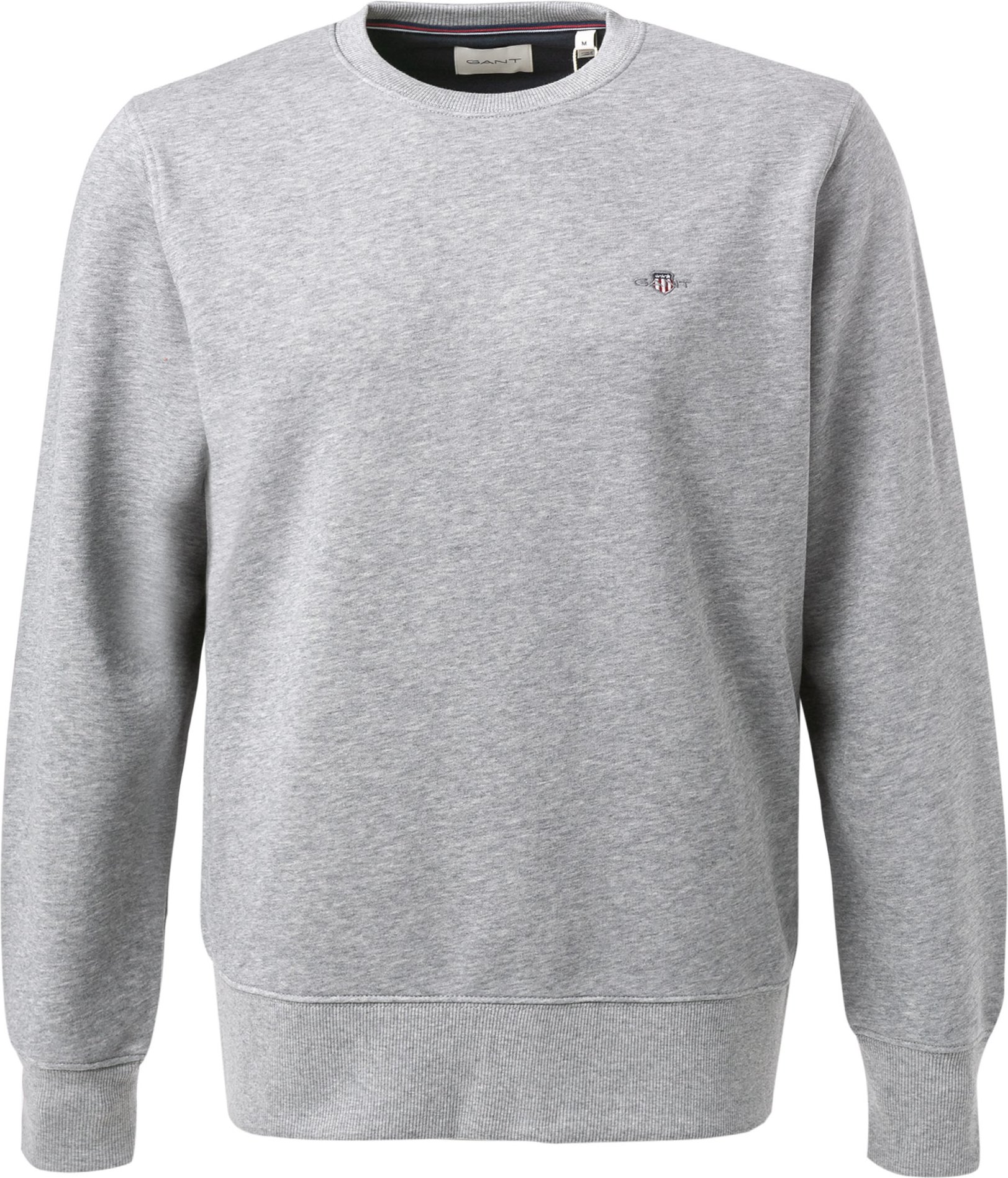 Thumbnail - Gant Herren Sweatshirt grau unifarben