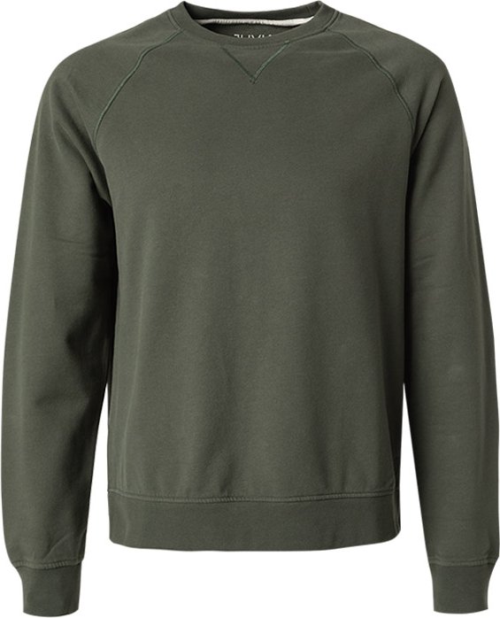 Thumbnail - JUVIA Herren Sweatshirt grün unifarben