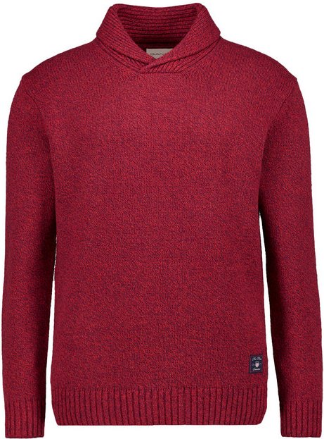 Gant Herren Pullover rot unifarben