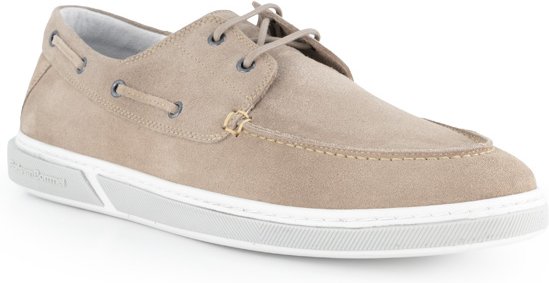 Floris van Bommel Herren Schuhe beige,braun Velours