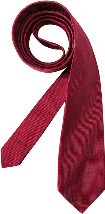 Ascot Herren Krawatte rot Gemustert,unifarben