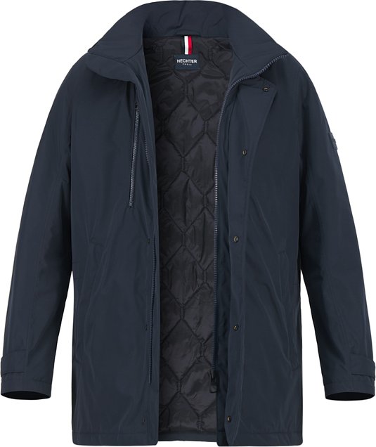 Thumbnail - HECHTER PARIS Herren Jacke blau unifarben