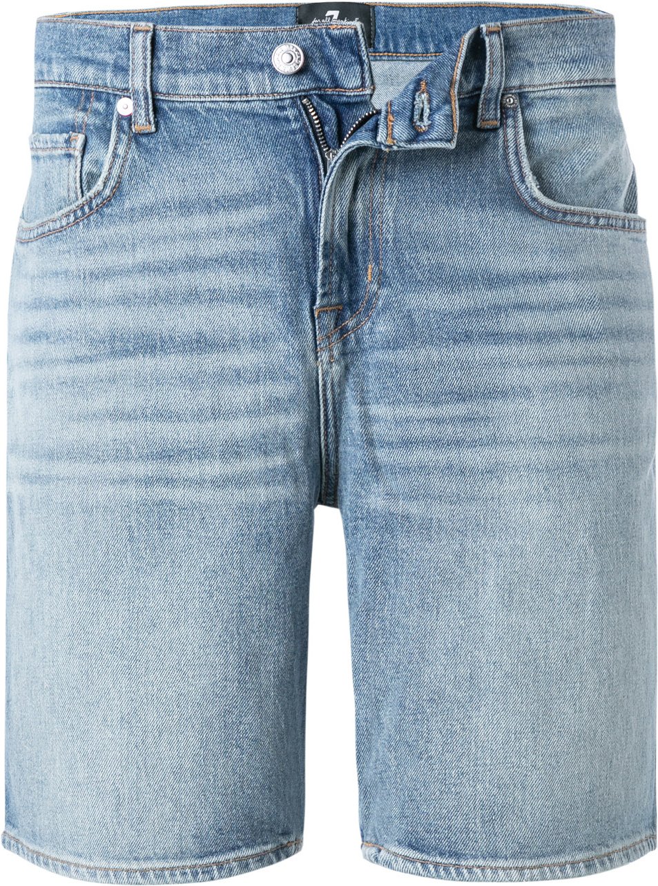 Thumbnail - 7 for all mankind Herren Jeansshorts blau