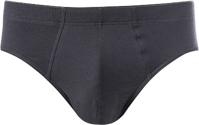 HANRO Herren Slip grau Baumwolle & Mix unifarben