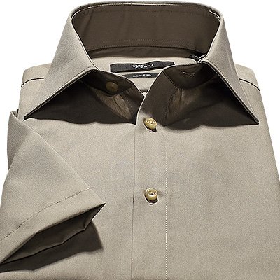 Venti Herren Kurzarmhemd beige