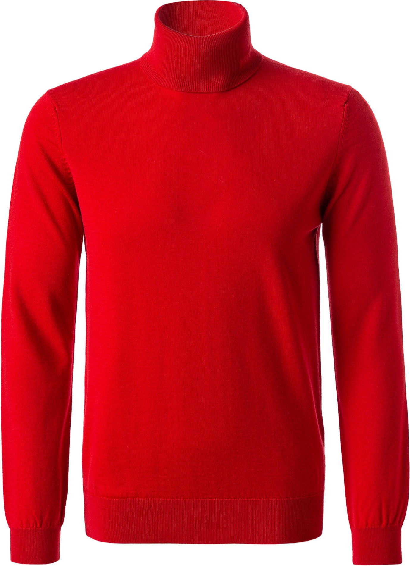Thumbnail - HUGO Herren Rollkragenpullover rot unifarben