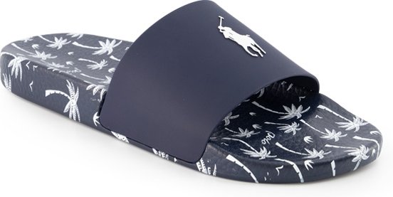 Polo Ralph Lauren Herren Pantoletten blau Gummi