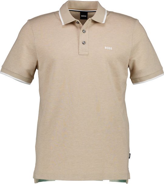 BOSS Black Herren Polo-Shirt beige