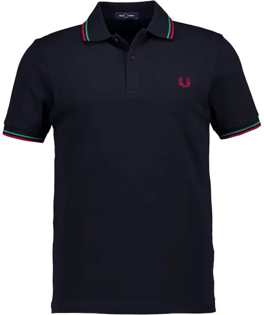 Fred Perry Herren Polo-Shirt blau