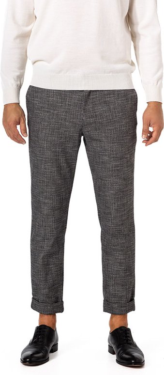 Thumbnail - BOSS Black Herren Hose schwarz meliert