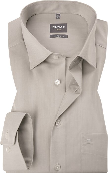 OLYMP Herren Hemd grau Comfort Fit