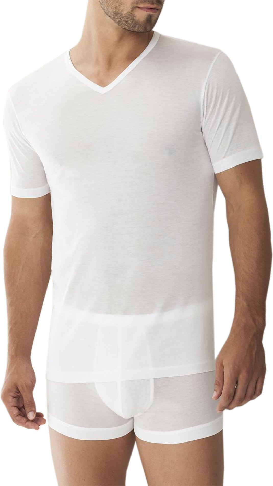 Thumbnail - Zimmerli Herren Unterwäsche weiß Merc. Baumwolle unifarben