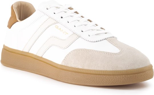 Gant Herren Schuhe weiß Glattleder