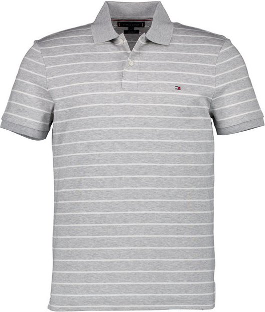 Tommy Hilfiger Herren Polo-Shirt grau gestreift