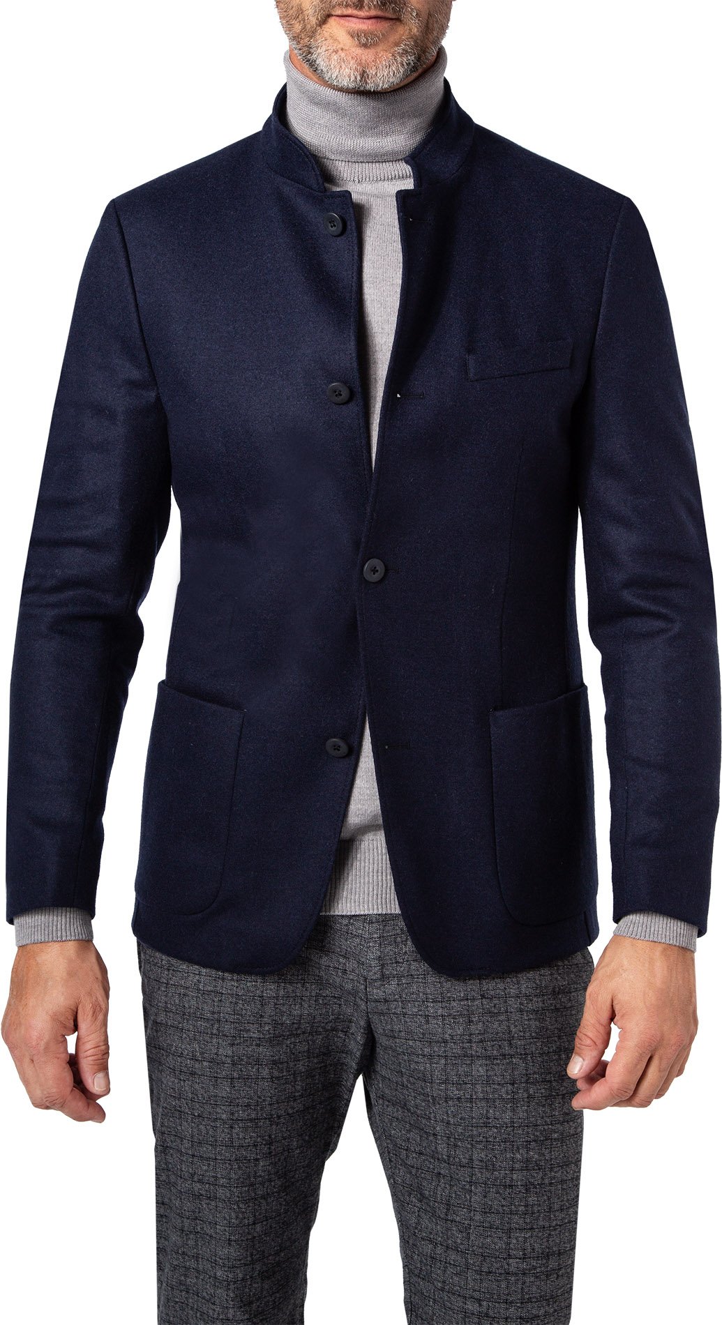 ROY ROBSON Herren Sakko blau Slim Fit