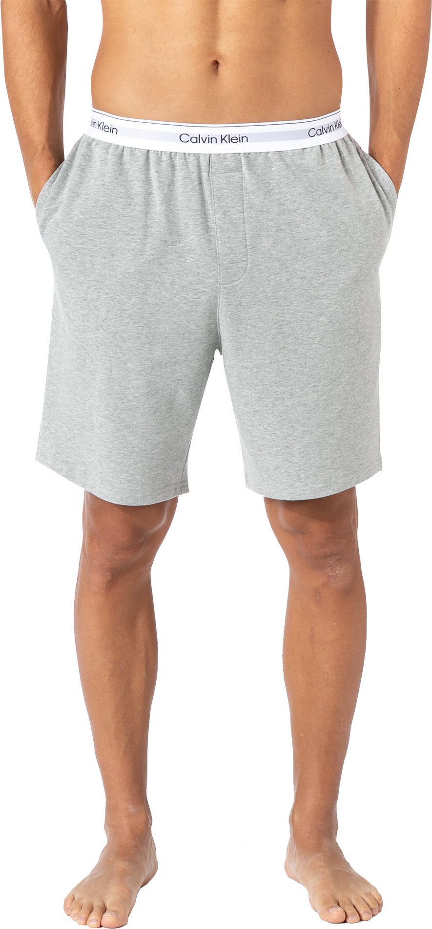 Thumbnail - Calvin Klein Underwear Herren Sweatshorts grau Baumwolle & Mix unifarben
