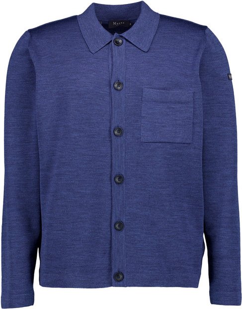 Thumbnail - MAERZ Muenchen Herren Cardigan blau unifarben