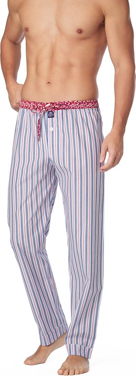 MC ALSON Herren Schlafanzüge blau,rot Baumwolle & Mix Gestreift
