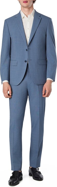 HECHTER PARIS Herren Anzug blau