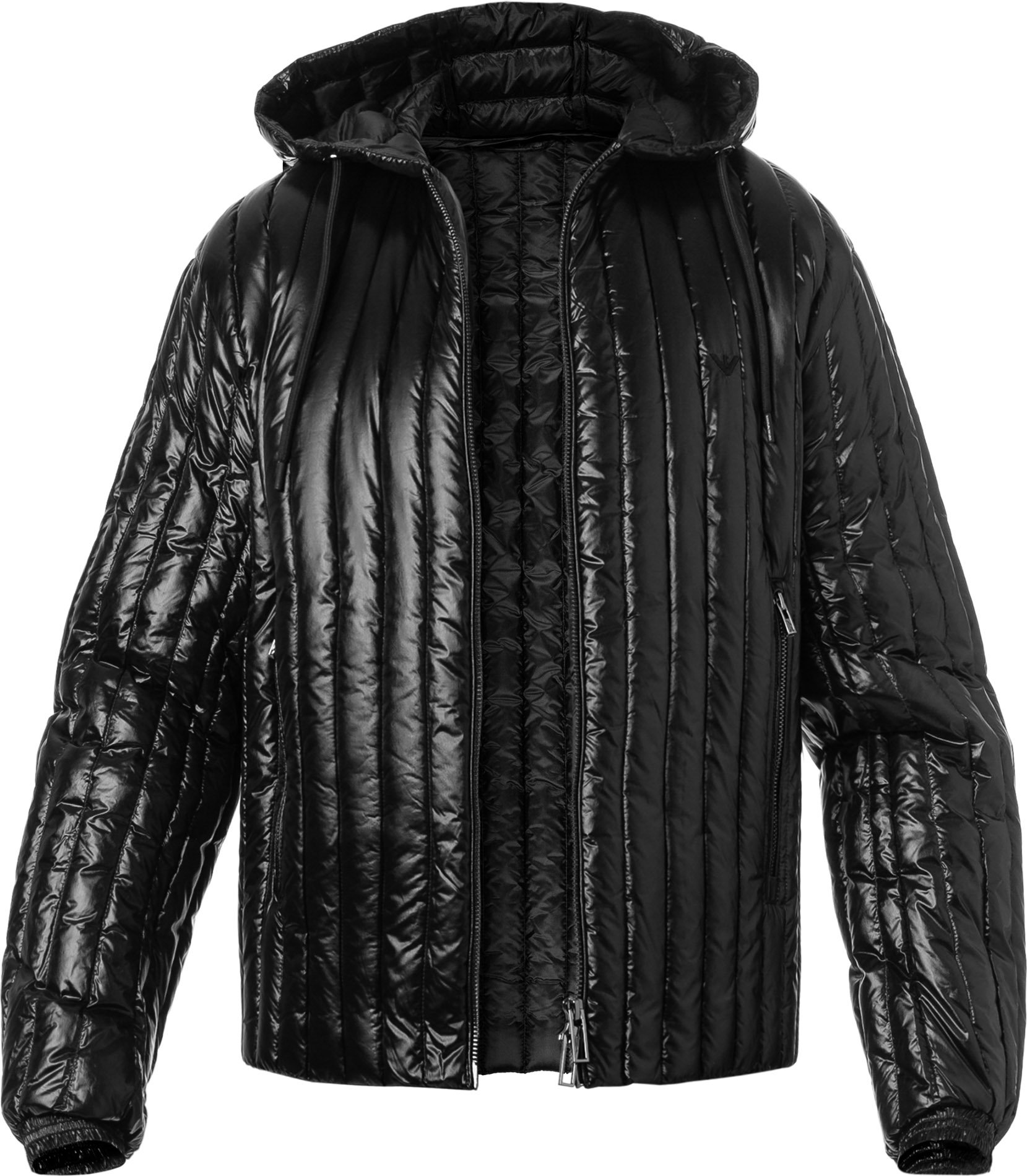 EMPORIO ARMANI Herren Daunenjacke schwarz unifarben