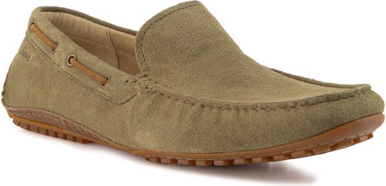 Sioux Herren Mokassins grün Velours