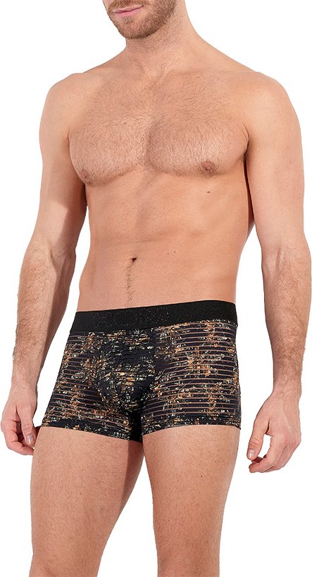 HOM Herren Trunk grün Mikrofaser/Funktion Gemustert,Geprintet