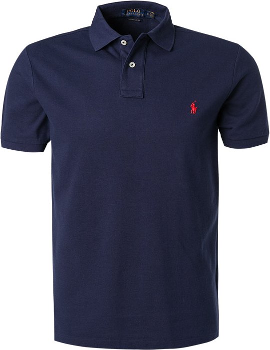 Polo Ralph Lauren Herren Polo-Shirt blau Slim Fit