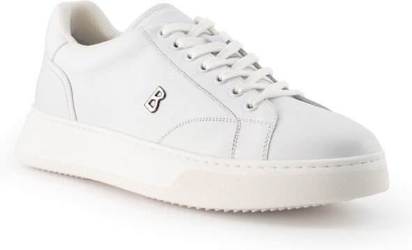 BOGNER Herren Sneaker weiß Glattleder