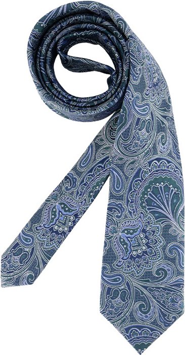 bugatti Herren Krawatten blau,grün Gemustert