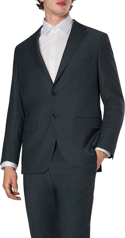 HECHTER PARIS Herren Sakko grün meliert