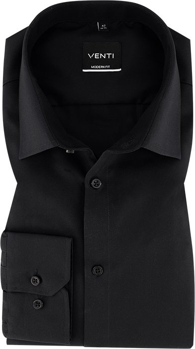 Venti Herren Hemd schwarz