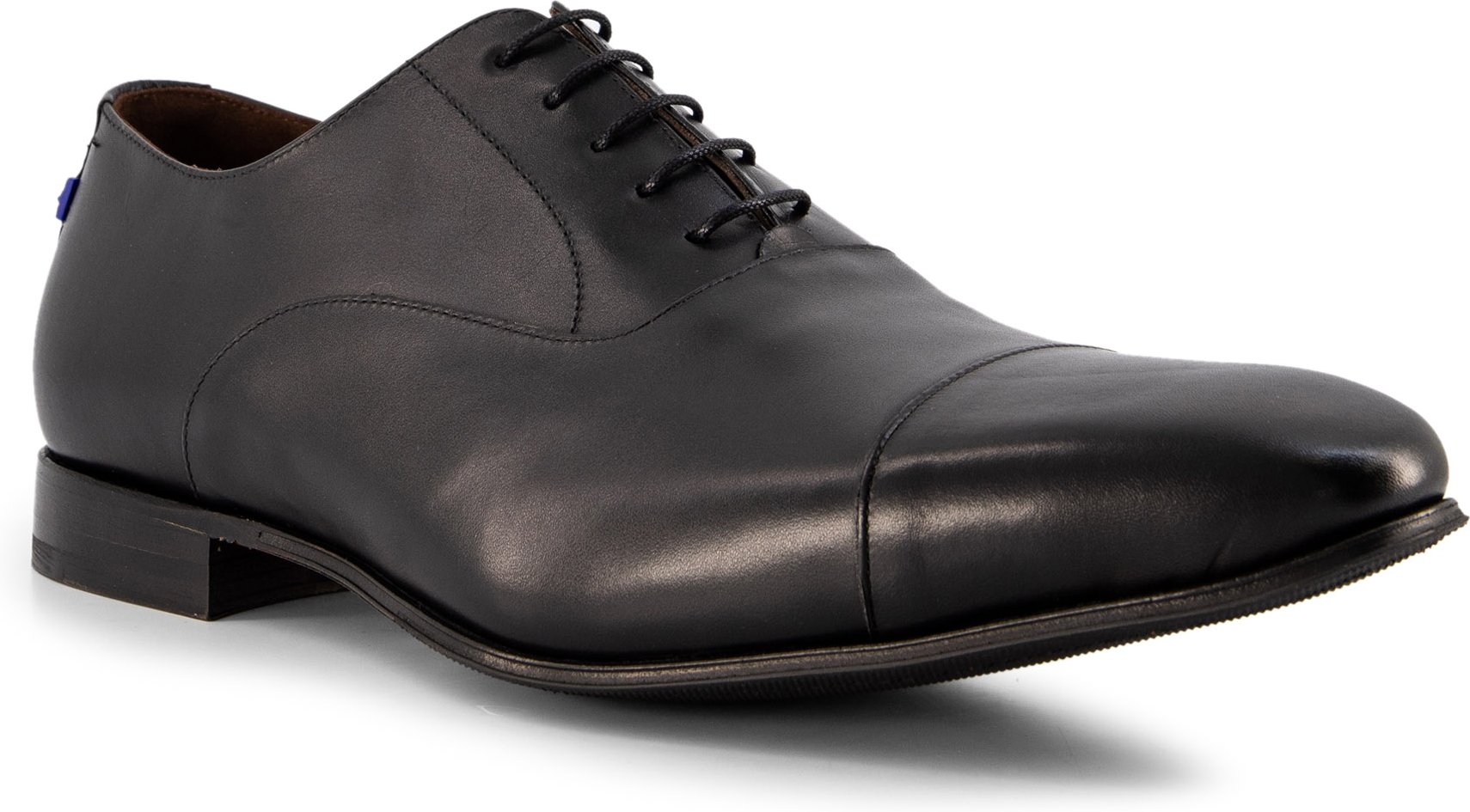 Floris van Bommel Herren Schuhe schwarz Glattleder