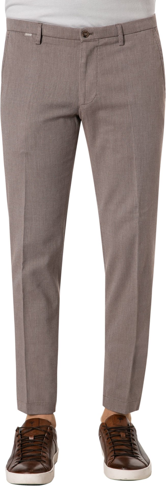 CINQUE Herren Hose braun meliert Slim Fit