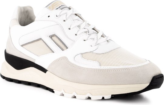 Floris van Bommel Herren Schuhe weiß Velours