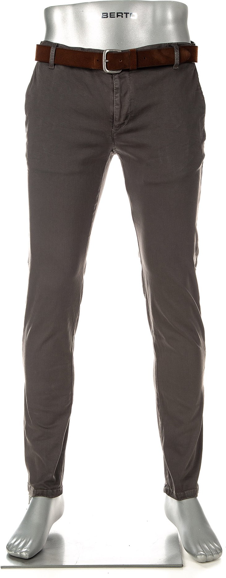 Alberto Herren Denim braun Slim Fit