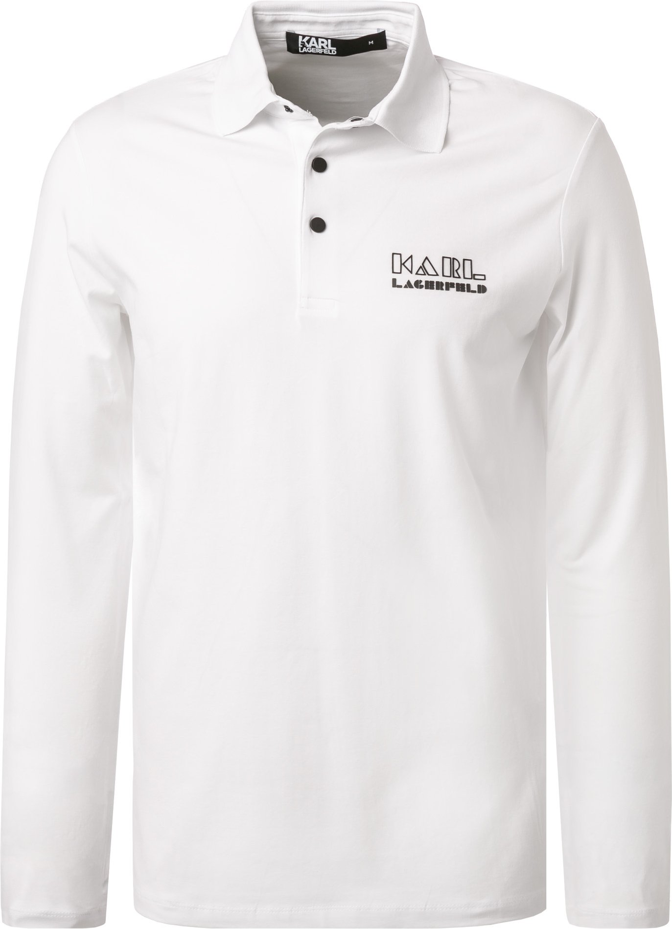 KARL LAGERFELD Herren Polo-Shirt weiß
