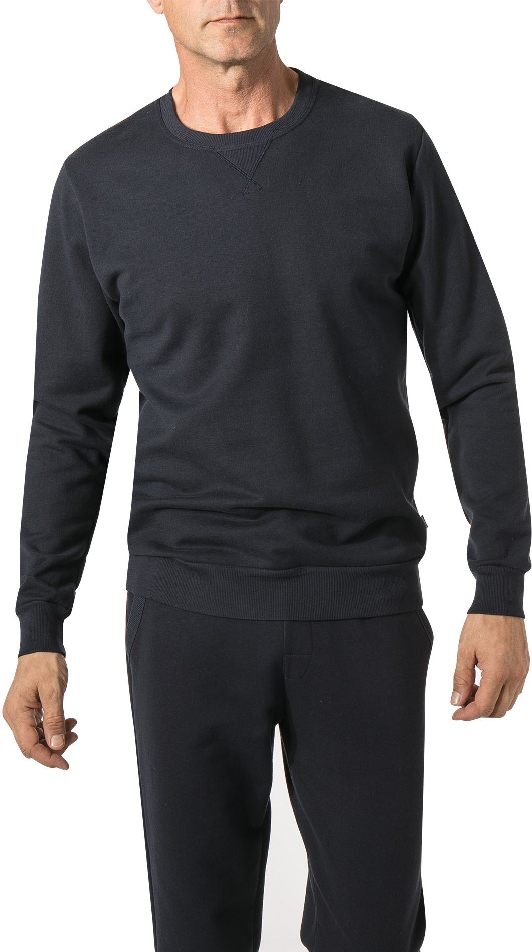 CALIDA Herren Sweatshirt beige Baumwolle & Mix unifarben