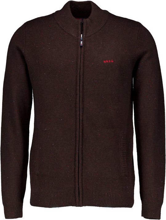 Thumbnail - N.Z.A. Herren Cardigan braun unifarben