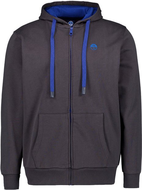 NORTH SAILS Herren Sweatjacke grau unifarben