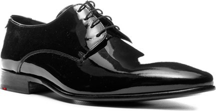 LLOYD Herren Derby schwarz Lackleder