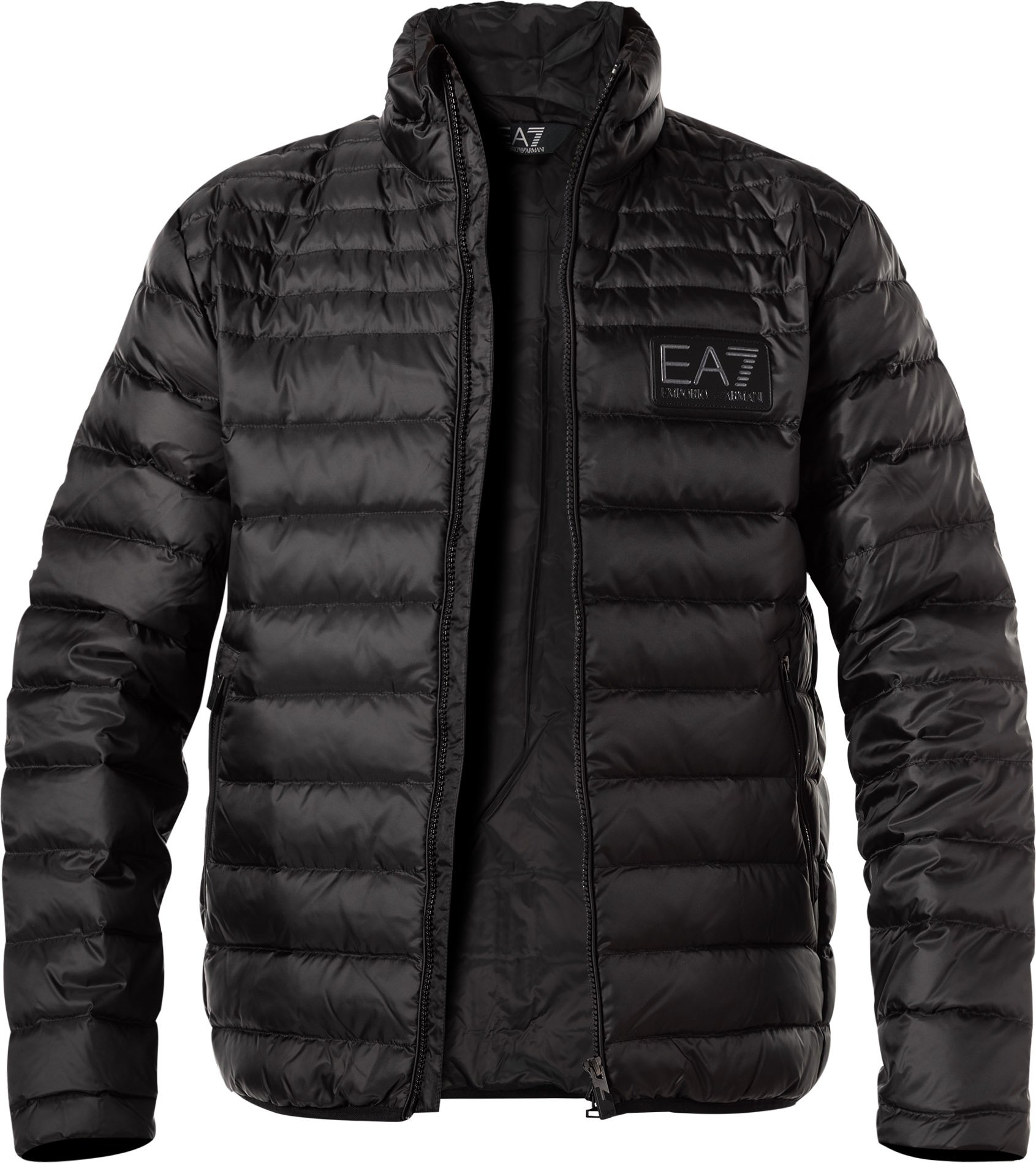 EA7 Herren Daunenjacke schwarz unifarben