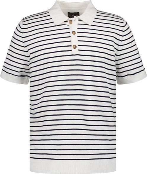 Thumbnail - Fynch-Hatton Herren Polo-Shirt beige Gestreift